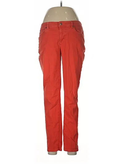 Pre-owned Eileen Fisher Jeans In Red