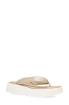 Eileen Fisher Jelly Metallic Thong Platform Sandals