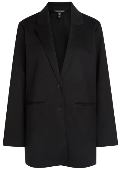 Eileen Fisher Jersey Blazer In Black
