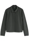 Eileen Fisher Classic Collar Jacket In Charcoal