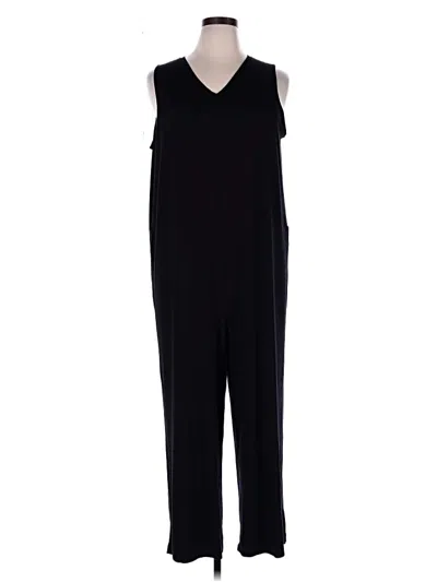 Pre-owned Eileen Fisher Jumpsuit In Black