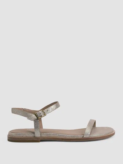 Eileen Fisher Kauia Metallic Suede Sandal In Multi