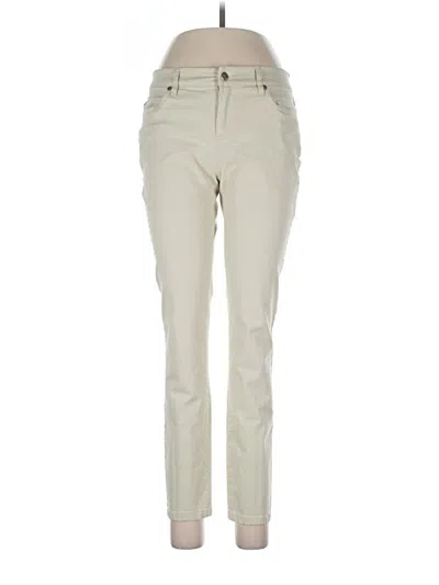 Pre-owned Eileen Fisher Khaki Pant In Tan