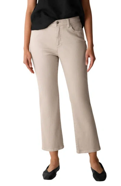 Eileen Fisher Kick Flare Ankle Jeans In Neutral
