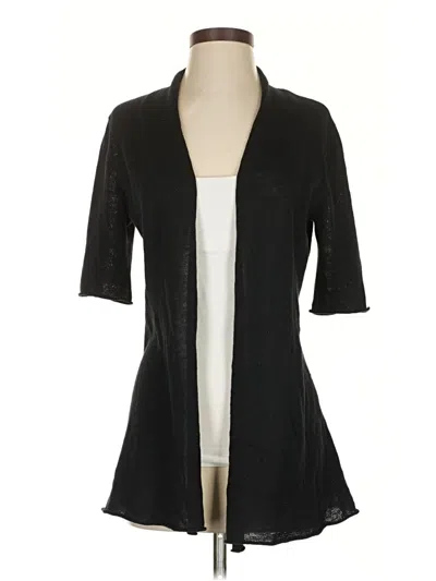 Pre-owned Eileen Fisher Kimono In Black