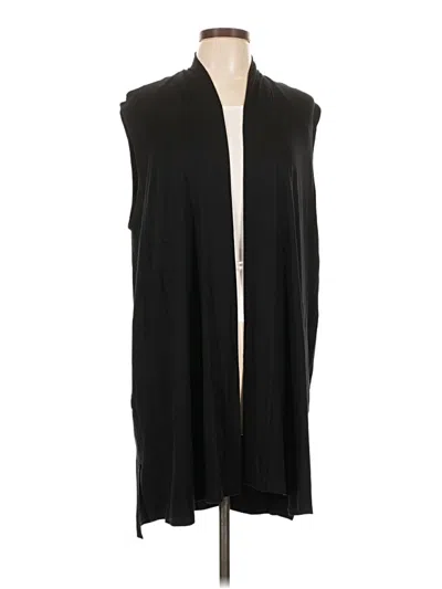 Pre-owned Eileen Fisher Kimono In Black