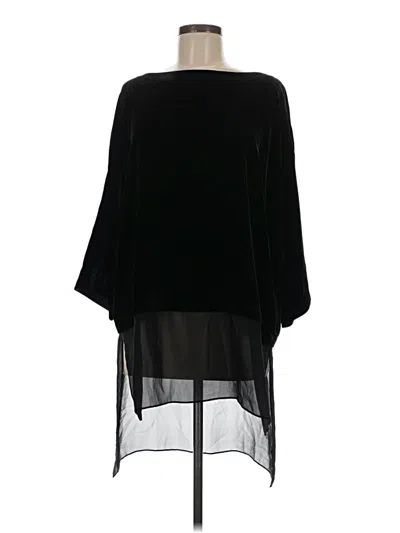 Pre-owned Eileen Fisher Kimono In Black