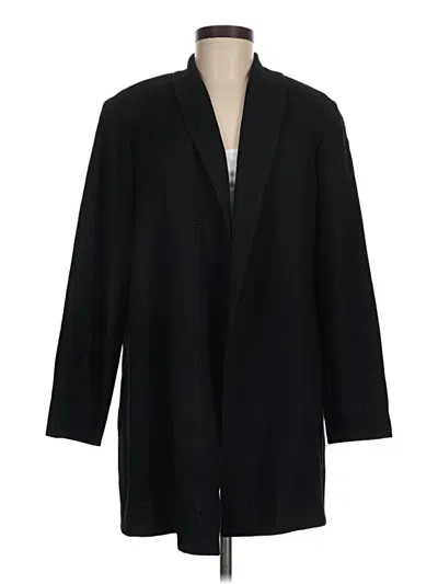Pre-owned Eileen Fisher Kimono In Black