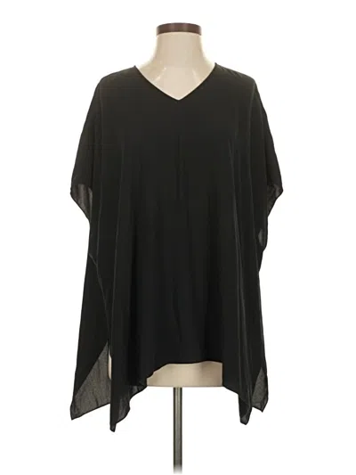Pre-owned Eileen Fisher Kimono In Black