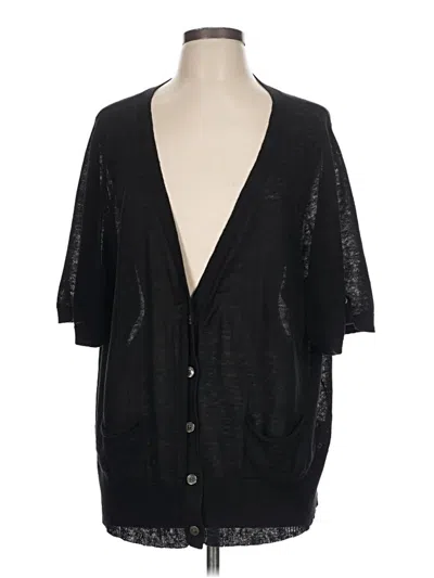 Pre-owned Eileen Fisher Kimono In Black