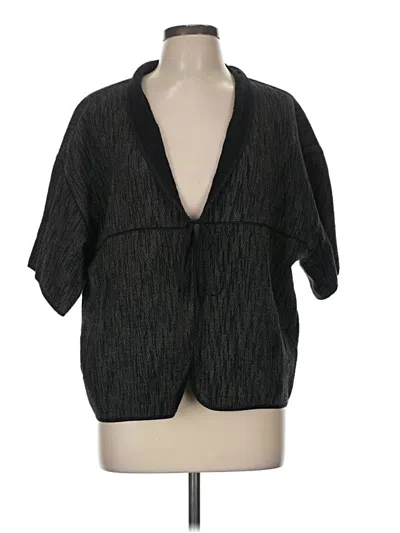 Pre-owned Eileen Fisher Kimono In Black