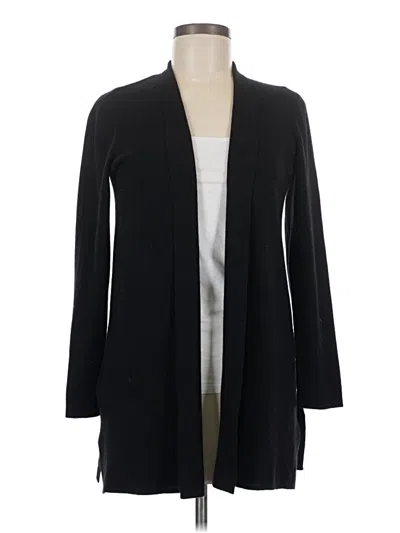 Pre-owned Eileen Fisher Kimono In Black