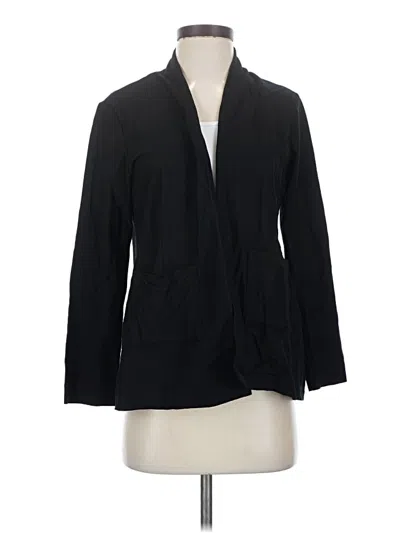 Pre-owned Eileen Fisher Kimono In Black