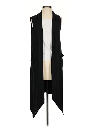 Pre-owned Eileen Fisher Kimono In Black