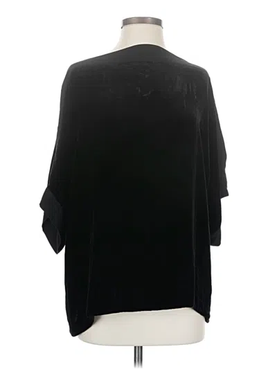 Pre-owned Eileen Fisher Kimono In Black