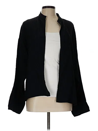 Pre-owned Eileen Fisher Kimono In Black