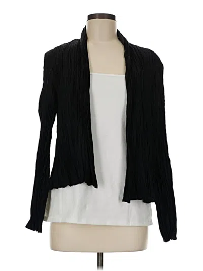 Pre-owned Eileen Fisher Kimono In Black