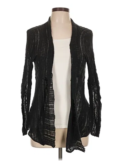 Pre-owned Eileen Fisher Kimono In Black