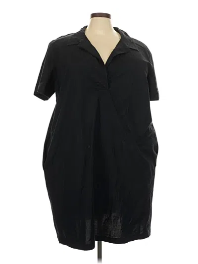 Pre-owned Eileen Fisher Kimono In Black