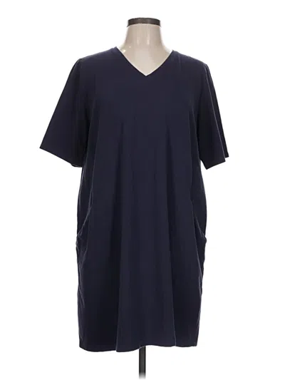 Pre-owned Eileen Fisher Kimono In Blue