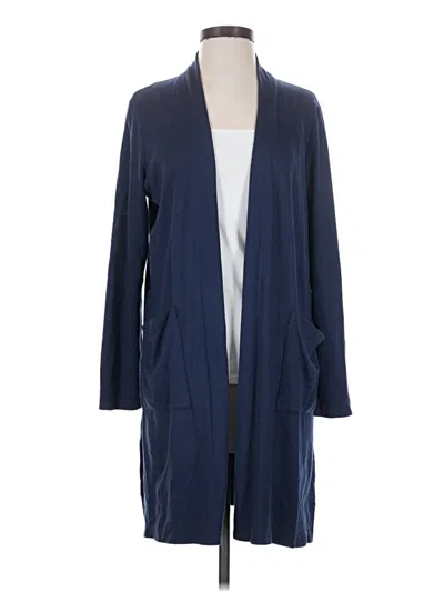 Pre-owned Eileen Fisher Kimono In Blue