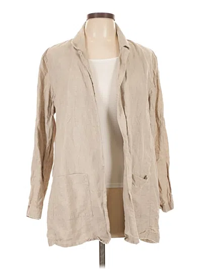 Pre-owned Eileen Fisher Kimono In Brown