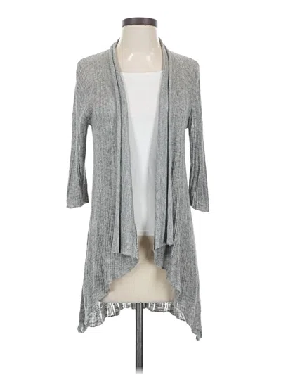 Pre-owned Eileen Fisher Kimono In Gray