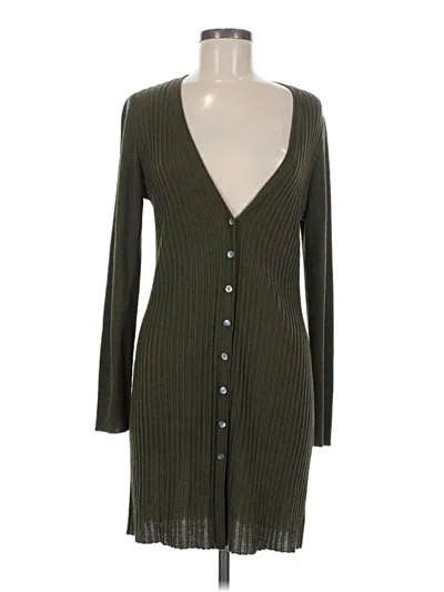 Pre-owned Eileen Fisher Kimono In Green