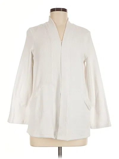 Pre-owned Eileen Fisher Kimono In Ivory