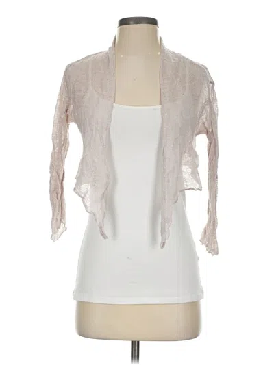 Pre-owned Eileen Fisher Kimono In Ivory