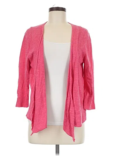Pre-owned Eileen Fisher Kimono In Pink