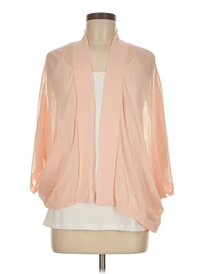 Pre-owned Eileen Fisher Kimono In Pink