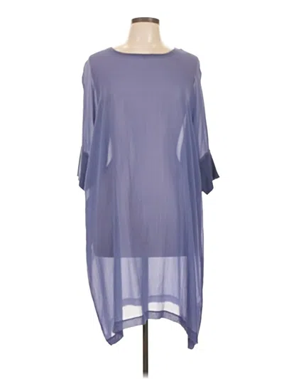 Pre-owned Eileen Fisher Kimono In Purple