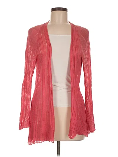 Pre-owned Eileen Fisher Kimono In Red