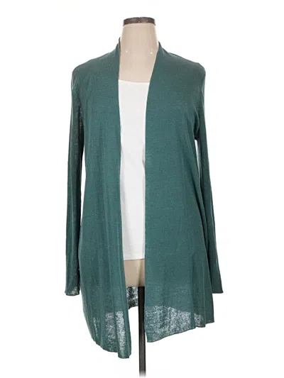 Pre-owned Eileen Fisher Kimono In Teal
