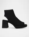 Eileen Fisher Gavis Cutout Bootie In Black