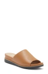 Eileen Fisher Koha Leather Sandal In Cognac