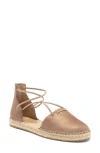 Eileen Fisher Lace Espadrille In Platinum