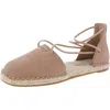 Eileen Fisher Lace Womens Zipper Man Made Espadrilles In Beige