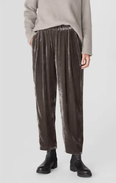 Eileen Fisher Lantern Ankle Pant In Wren In Multi