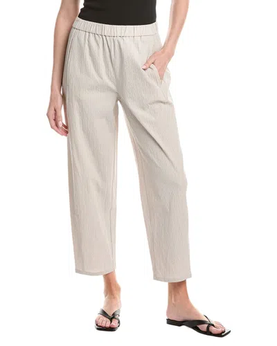 Eileen Fisher Lantern Ankle Pant In Neutral