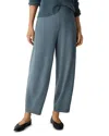 Eileen Fisher Ankle Length Knit Lantern Pants In Green