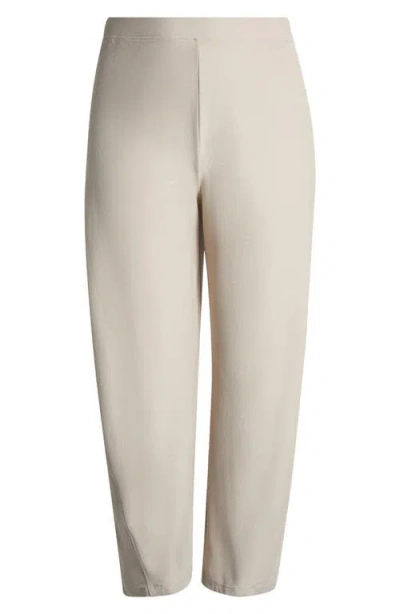 Eileen Fisher Lantern Ankle Trousers In Wheat