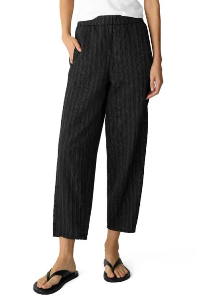 Eileen Fisher Lantern Ankle Pants In Black