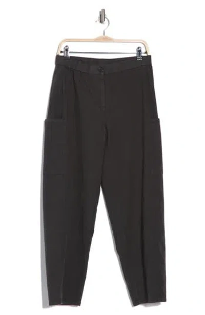 Eileen Fisher Lantern Cargo Pants In Graphite
