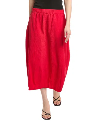 Eileen Fisher Lantern Skirt In Red