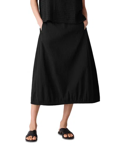 Eileen Fisher Lantern Textured Midi Skirt
