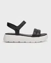 Eileen Fisher Jolie Ankle Strap Platform Sandal In Black