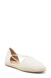 Eileen Fisher Lee Espadrille Flat In Bone