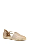 Eileen Fisher Lee Espadrille Flat In Lt Gold